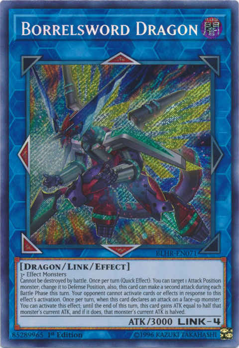 Borrelsword Dragon [BLHR-EN071] Secret Rare | Gaming Infinity