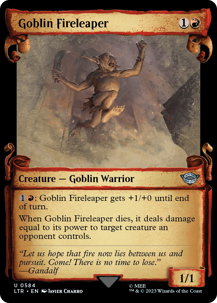 Goblin Fireleaper [The Lord of the Rings: Tales of Middle-Earth Showcase Scrolls] | Gaming Infinity