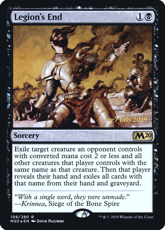 Legion's End  [Core Set 2020 Prerelease Promos] | Gaming Infinity