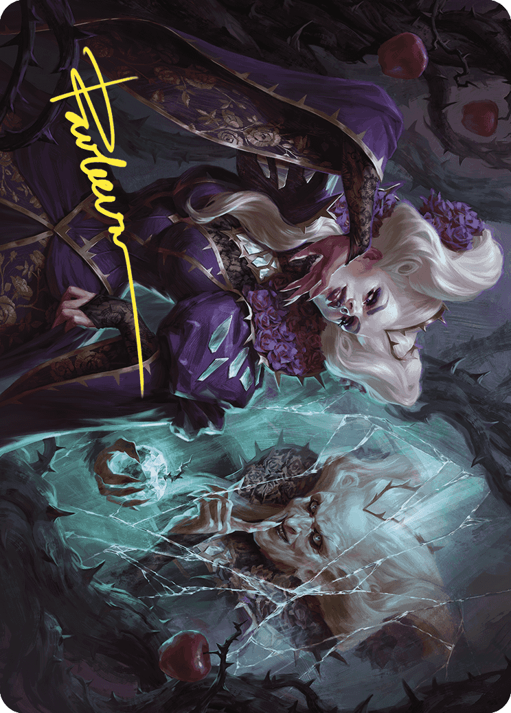 Conceited Witch Art Card (Gold-Stamped Signature) [Wilds of Eldraine Art Series] | Gaming Infinity