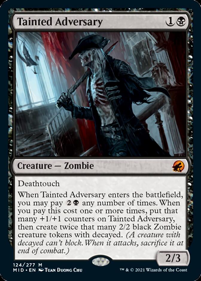 Tainted Adversary [Innistrad: Midnight Hunt] | Gaming Infinity