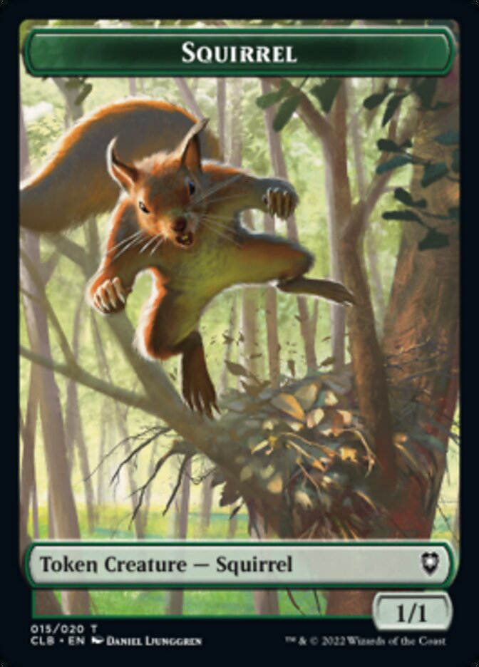 Squirrel Token [Commander Legends: Battle for Baldur's Gate Tokens] | Gaming Infinity