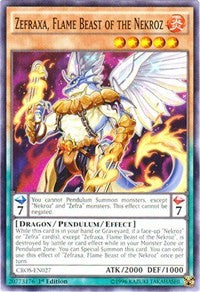 Zefraxa, Flame Beast of the Nekroz [Crossed Souls] [CROS-EN027] | Gaming Infinity