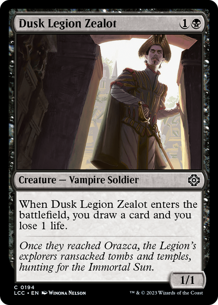 Dusk Legion Zealot [The Lost Caverns of Ixalan Commander] | Gaming Infinity