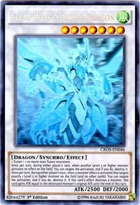 Clear Wing Synchro Dragon (Ghost Rare) [Crossed Souls] [CROS-EN046] | Gaming Infinity