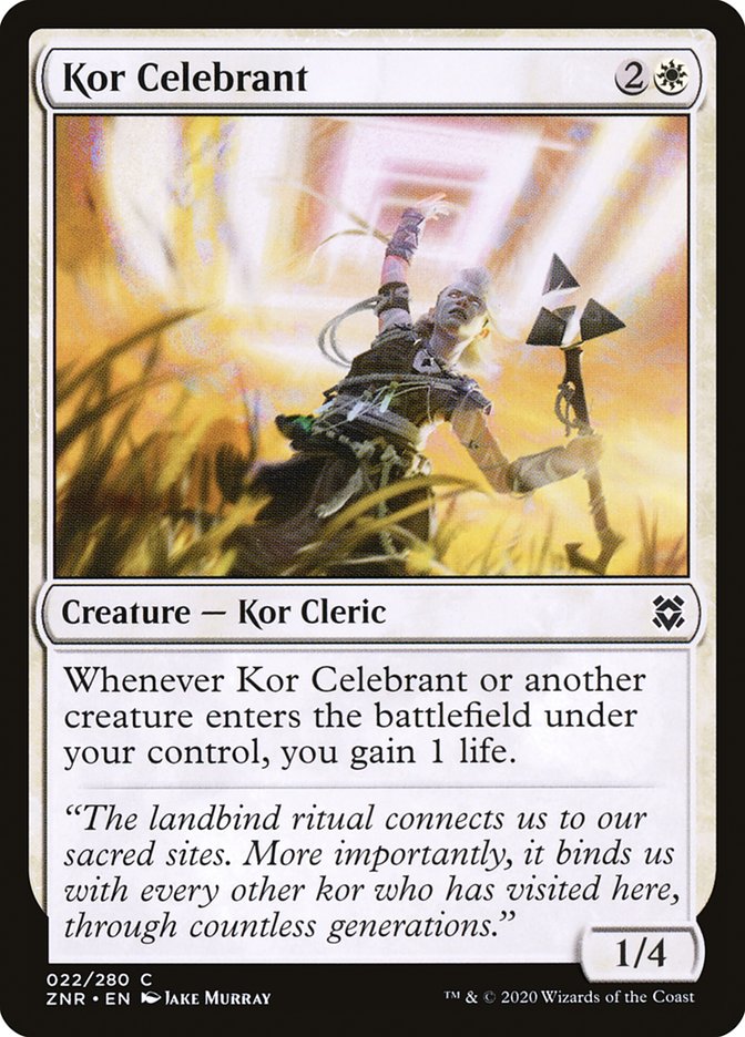 Kor Celebrant [Zendikar Rising] | Gaming Infinity