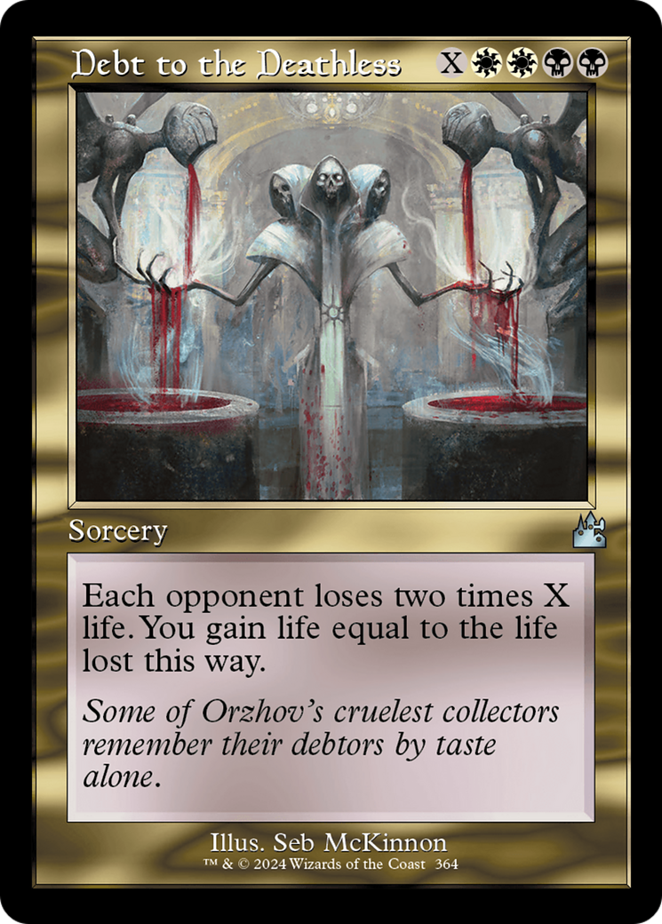 Debt to the Deathless (Retro Frame) [Ravnica Remastered] | Gaming Infinity