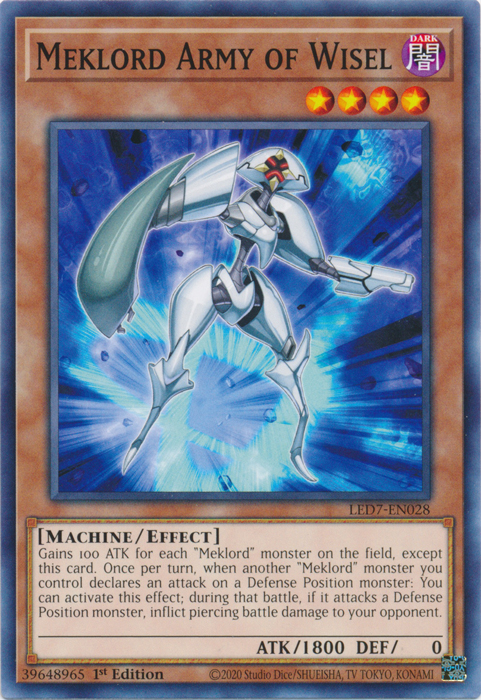 Meklord Army of Wisel [LED7-EN028] Common | Gaming Infinity