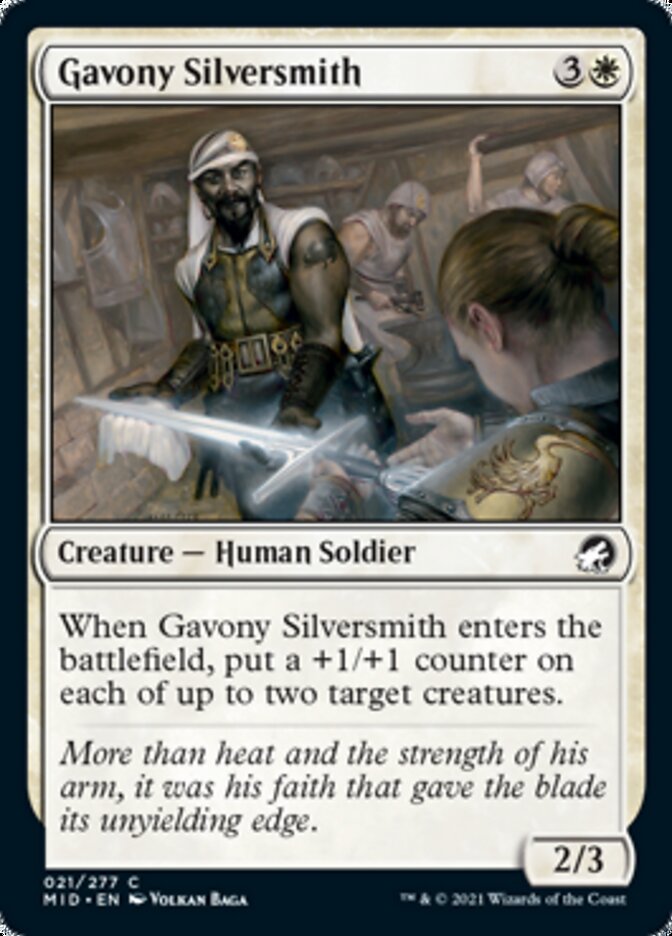 Gavony Silversmith [Innistrad: Midnight Hunt] | Gaming Infinity