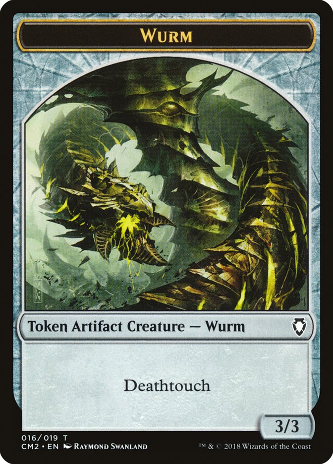 Wurm (Deathtouch) [Commander Anthology Volume II Tokens] | Gaming Infinity