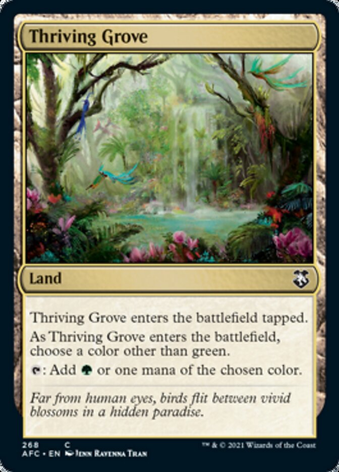 Thriving Grove [Dungeons & Dragons: Adventures in the Forgotten Realms Commander] | Gaming Infinity