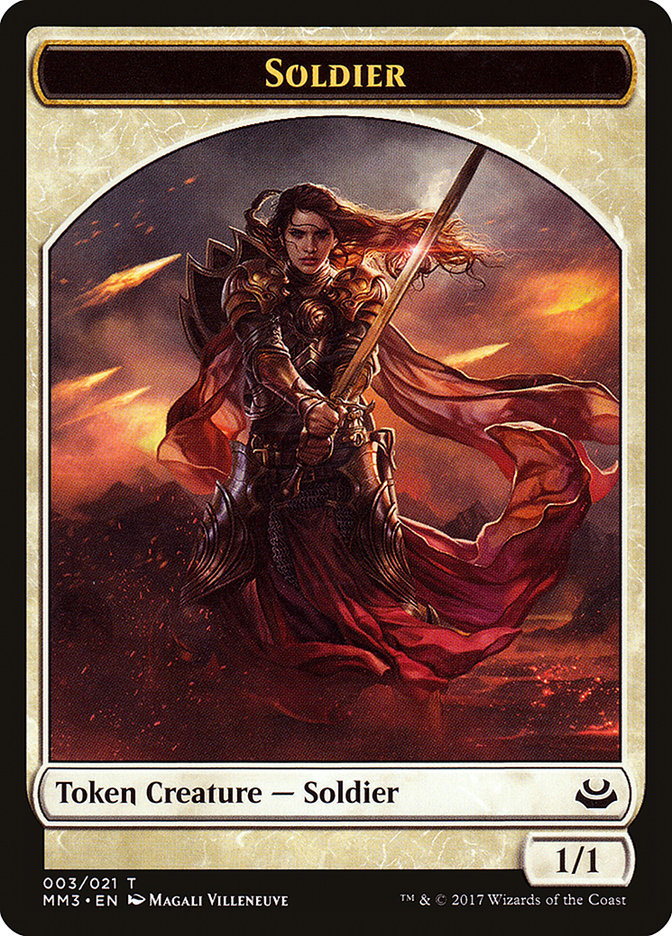 Soldier (003/021) [Modern Masters 2017 Tokens] | Gaming Infinity