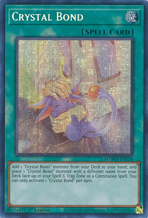 Crystal Bond [MAMA-EN114] Secret Pharaoh's Rare | Gaming Infinity