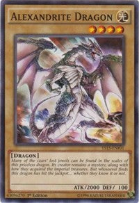 Alexandrite Dragon [Starter Deck: Saber Force] [YS15-ENF01] | Gaming Infinity