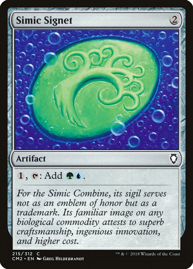 Simic Signet (215/312) [Commander Anthology Volume II] | Gaming Infinity