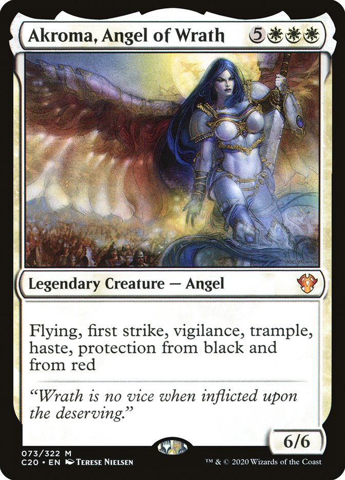 Akroma, Angel of Wrath [Commander 2020] | Gaming Infinity