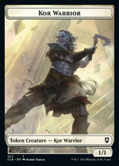 Kor Warrior // Angel Warrior Double-sided Token [Commander Legends: Battle for Baldur's Gate Tokens] | Gaming Infinity