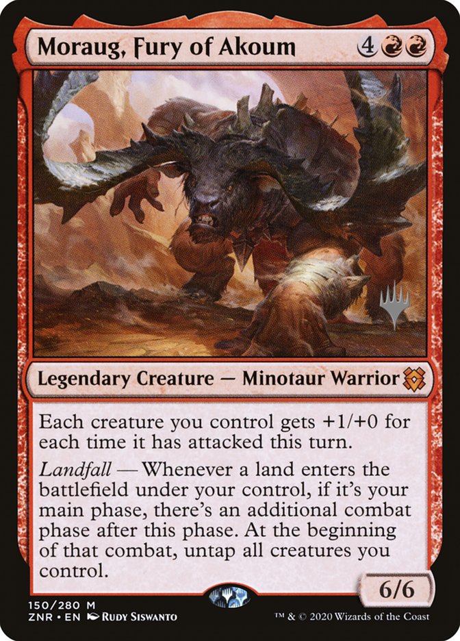 Moraug, Fury of Akoum (Promo Pack) [Zendikar Rising Promos] | Gaming Infinity