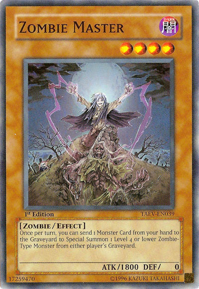 Zombie Master [TAEV-EN039] Super Rare | Gaming Infinity