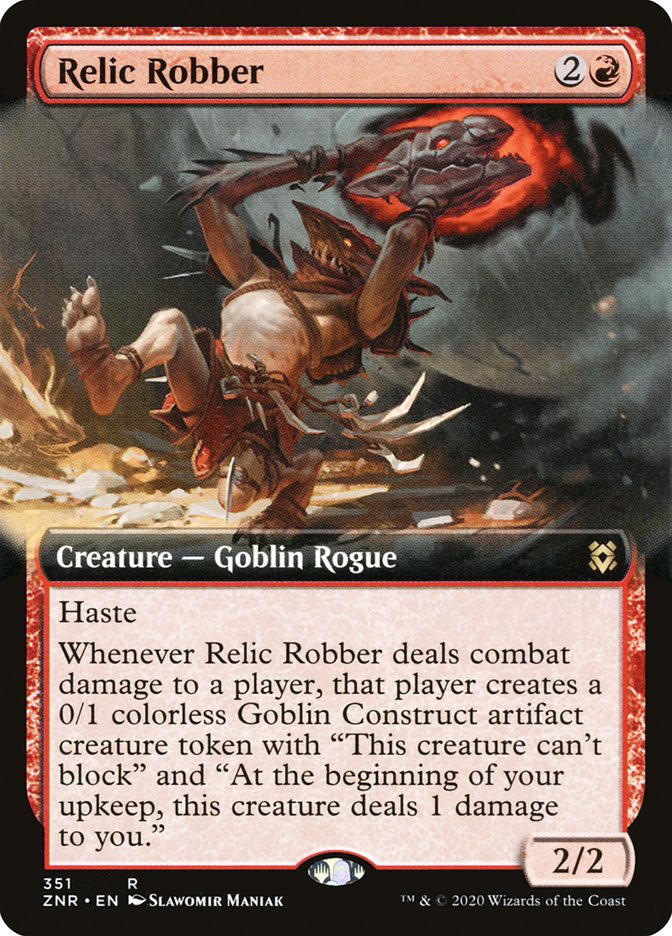 Relic Robber (Extended Art) [Zendikar Rising] | Gaming Infinity