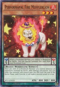 Performapal Fire Mufflerlion [Star Pack ARC-V] [SP15-EN024] | Gaming Infinity