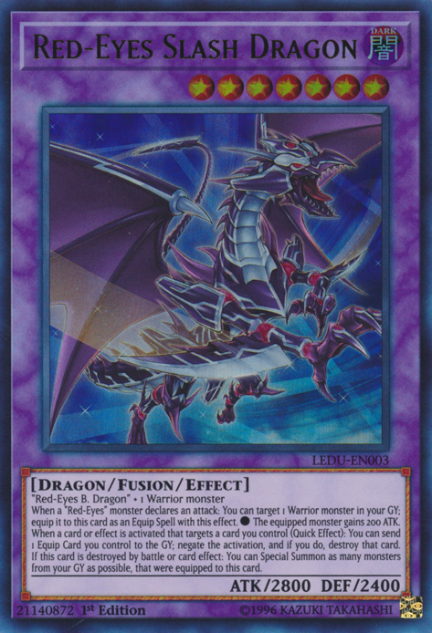 Red-Eyes Slash Dragon [LEDU-EN003] Ultra Rare | Gaming Infinity