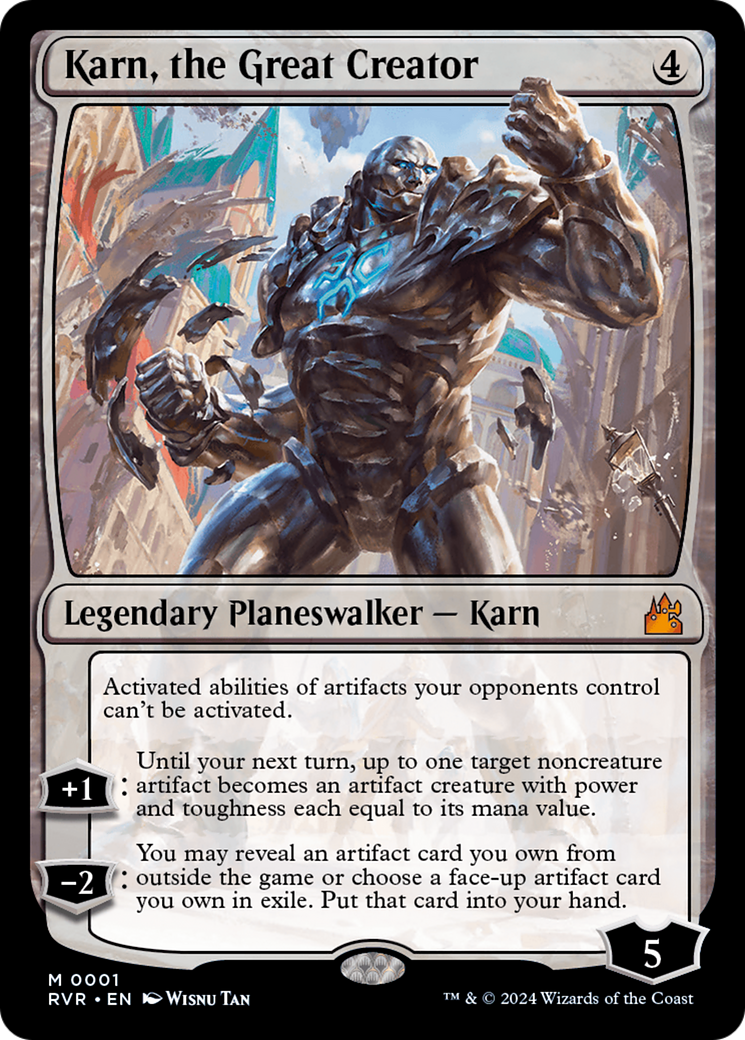 Karn, the Great Creator [Ravnica Remastered] | Gaming Infinity