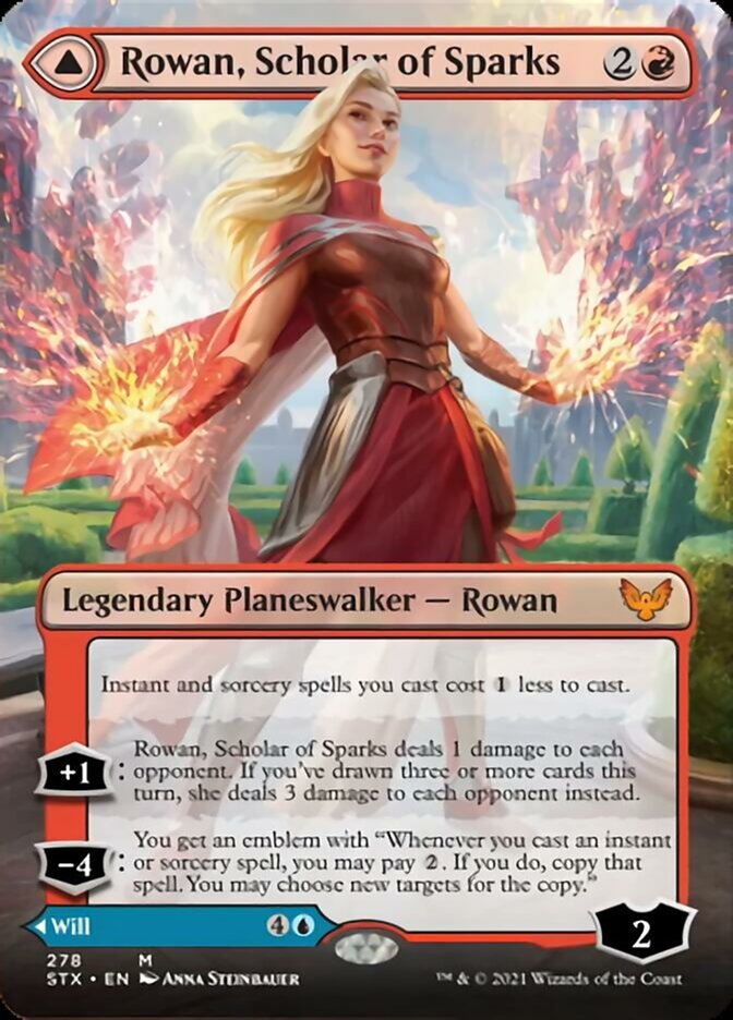 Rowan, Scholar of Sparks // Will, Scholar of Frost (Extended) [Strixhaven: School of Mages] | Gaming Infinity