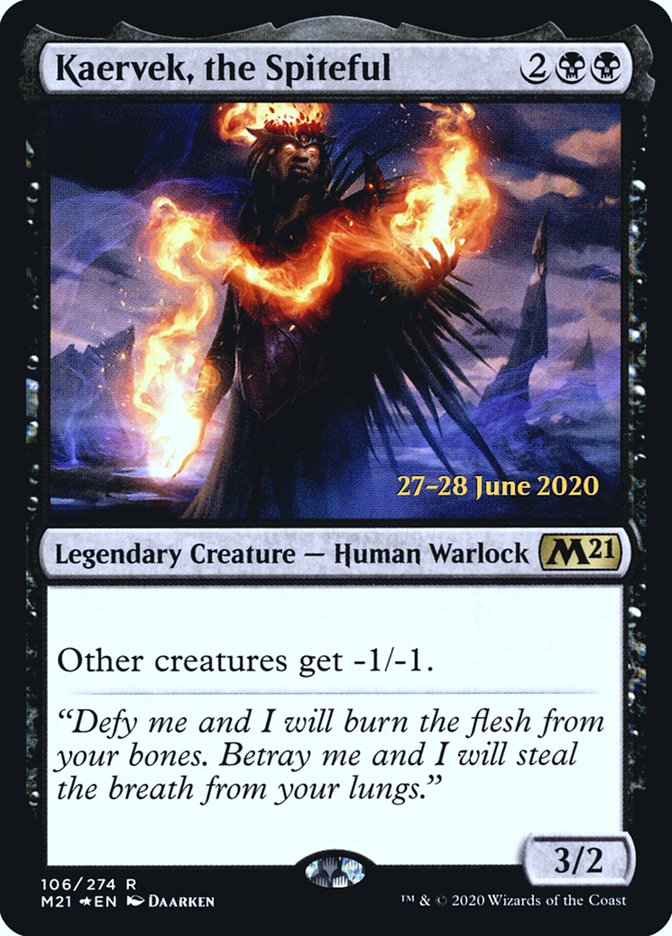 Kaervek, the Spiteful  [Core Set 2021 Prerelease Promos] | Gaming Infinity