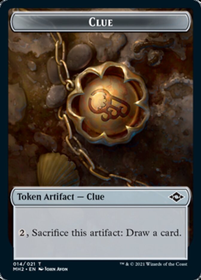 Clue Token (#14) // Zombie Token [Modern Horizons 2 Tokens] | Gaming Infinity