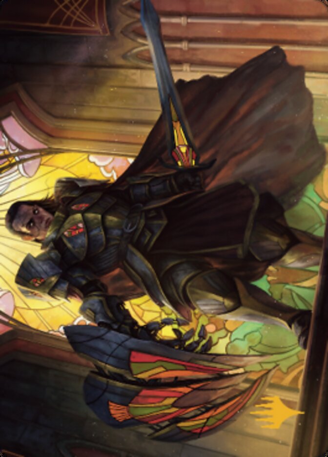 Benalish Sleeper Art Card (Gold-Stamped Signature) [Dominaria United Art Series] | Gaming Infinity