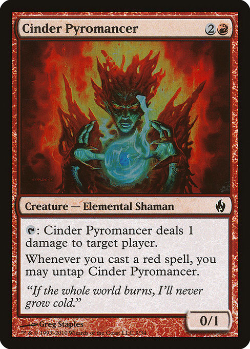 Cinder Pyromancer [Premium Deck Series: Fire and Lightning] | Gaming Infinity