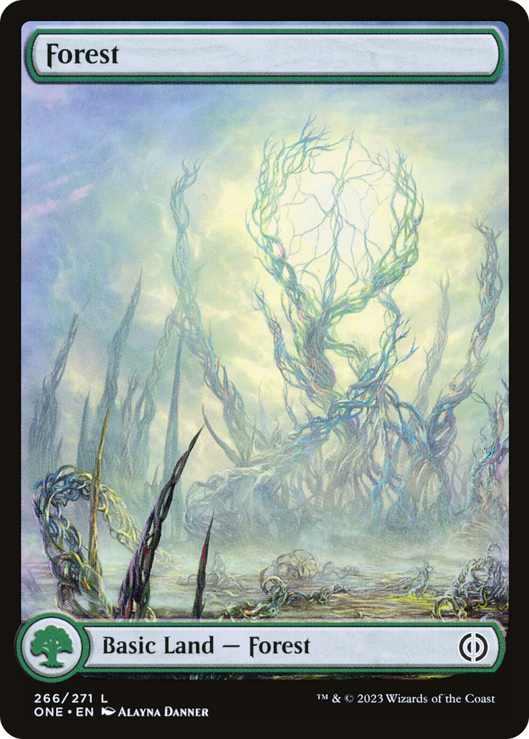 Forest (266) (Full-Art) [Phyrexia: All Will Be One] | Gaming Infinity