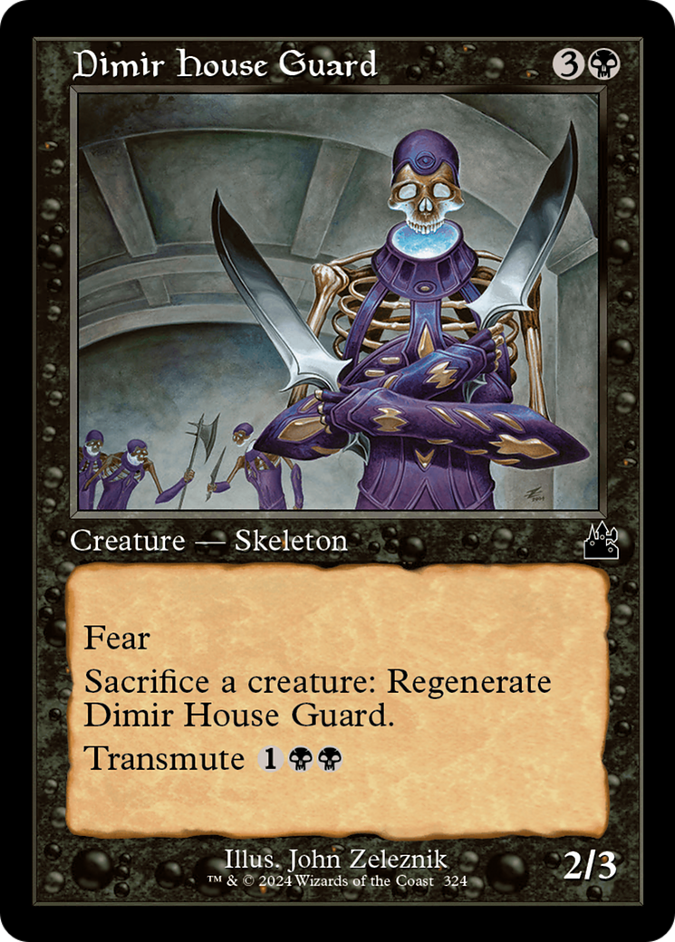 Dimir House Guard (Retro Frame) [Ravnica Remastered] | Gaming Infinity