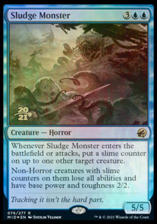 Sludge Monster [Innistrad: Midnight Hunt Prerelease Promos] | Gaming Infinity