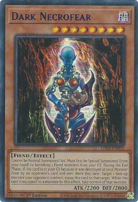 Dark Necrofear (Blue) [LDS3-EN002] Ultra Rare | Gaming Infinity