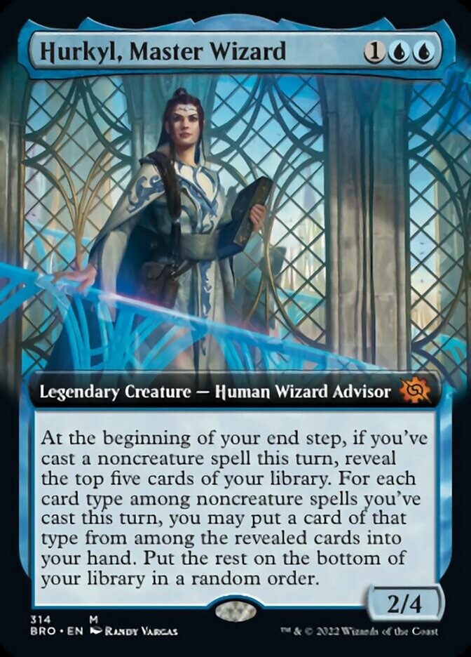 Hurkyl, Master Wizard (Extended Art) [The Brothers' War] | Gaming Infinity