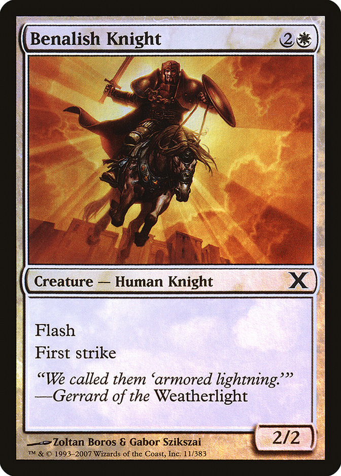 Benalish Knight (Premium Foil) [Tenth Edition] | Gaming Infinity