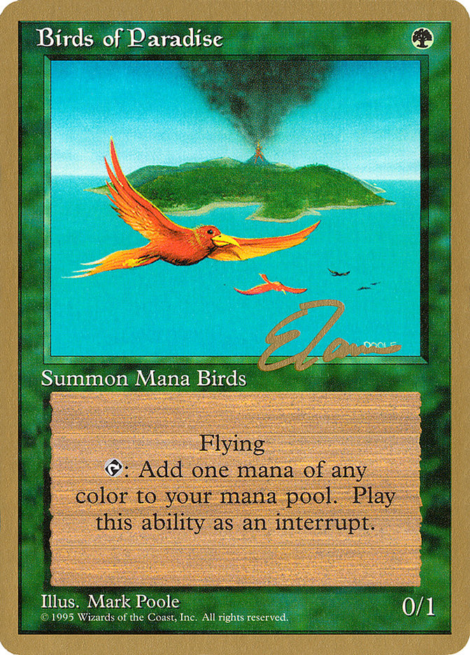 Birds of Paradise (Eric Tam) [Pro Tour Collector Set] | Gaming Infinity