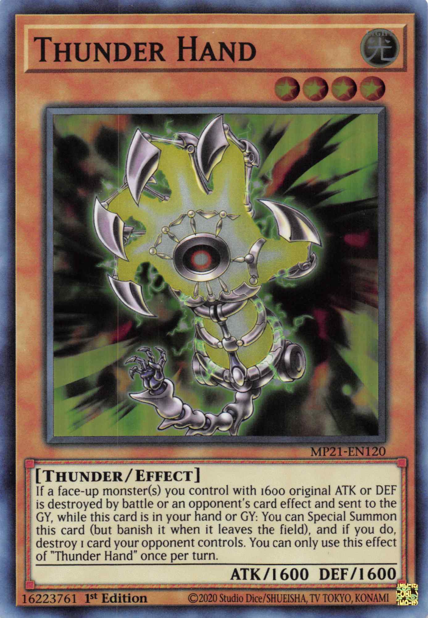 Thunder Hand [MP21-EN120] Super Rare | Gaming Infinity