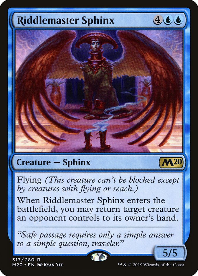 Riddlemaster Sphinx [Core Set 2020] | Gaming Infinity