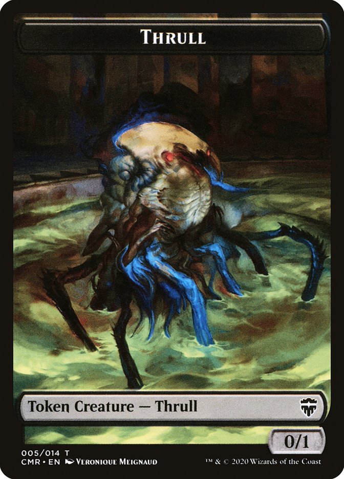 Horror // Thrull Token [Commander Legends Tokens] | Gaming Infinity