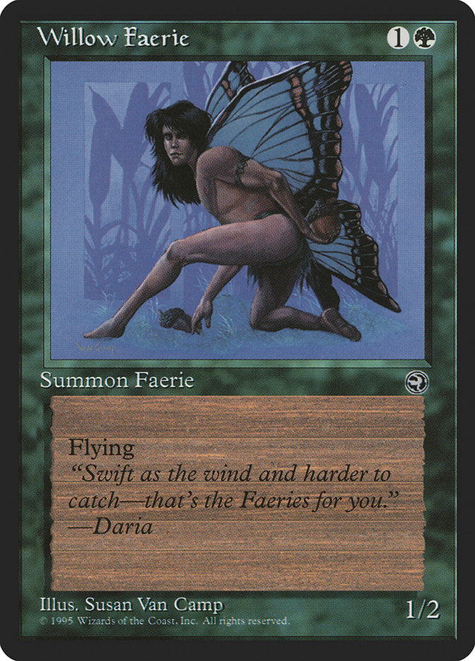 Willow Faerie (Daria Flavor Text) [Homelands] | Gaming Infinity