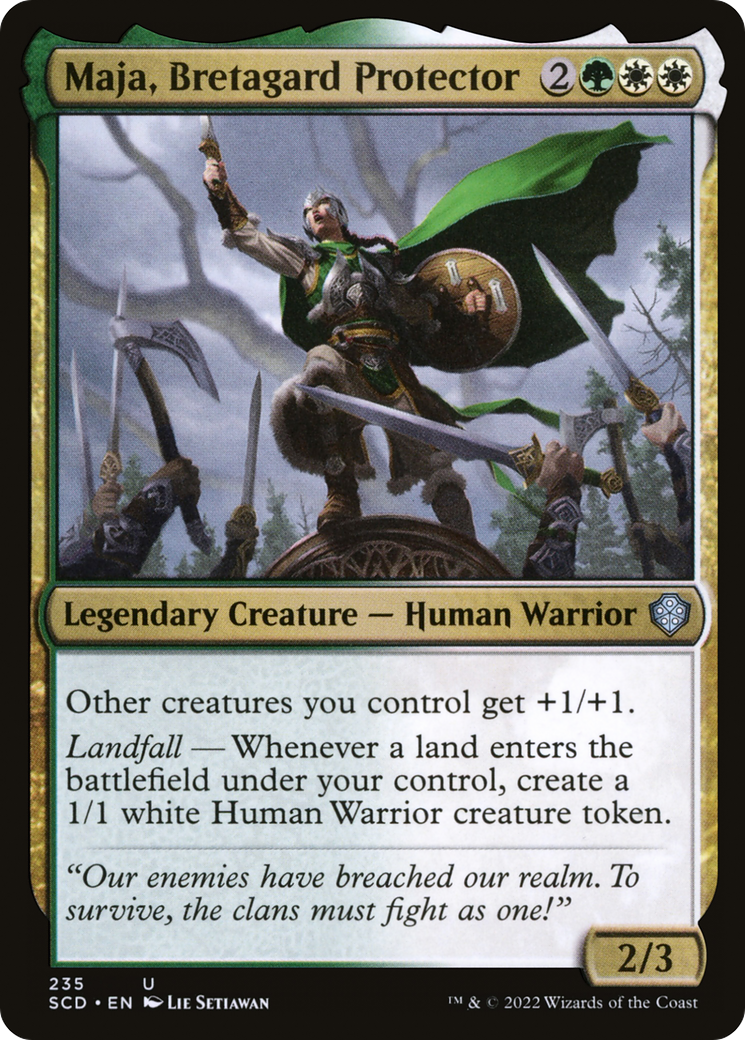 Maja, Bretagard Protector [Starter Commander Decks] | Gaming Infinity