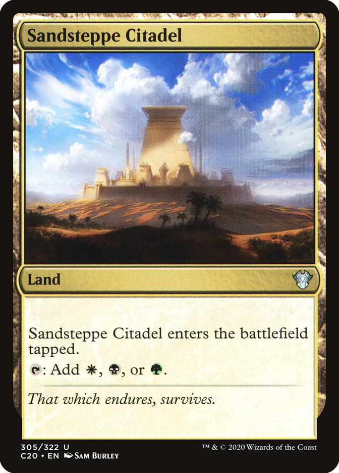 Sandsteppe Citadel [Commander 2020] | Gaming Infinity