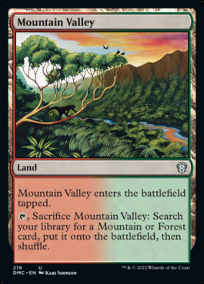 Mountain Valley [Dominaria United Commander] | Gaming Infinity