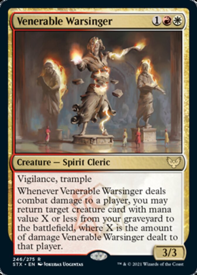 Venerable Warsinger [Strixhaven: School of Mages] | Gaming Infinity