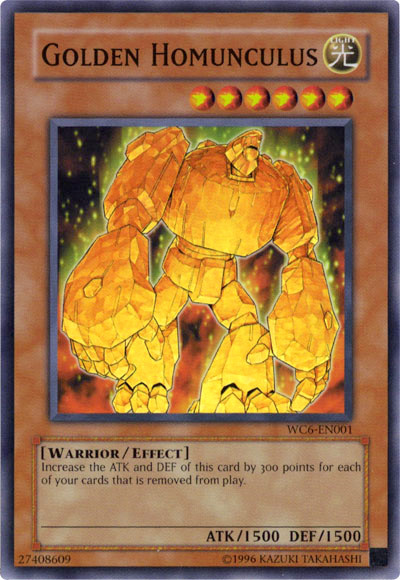 Golden Homunculus [WC6-EN001] Super Rare | Gaming Infinity