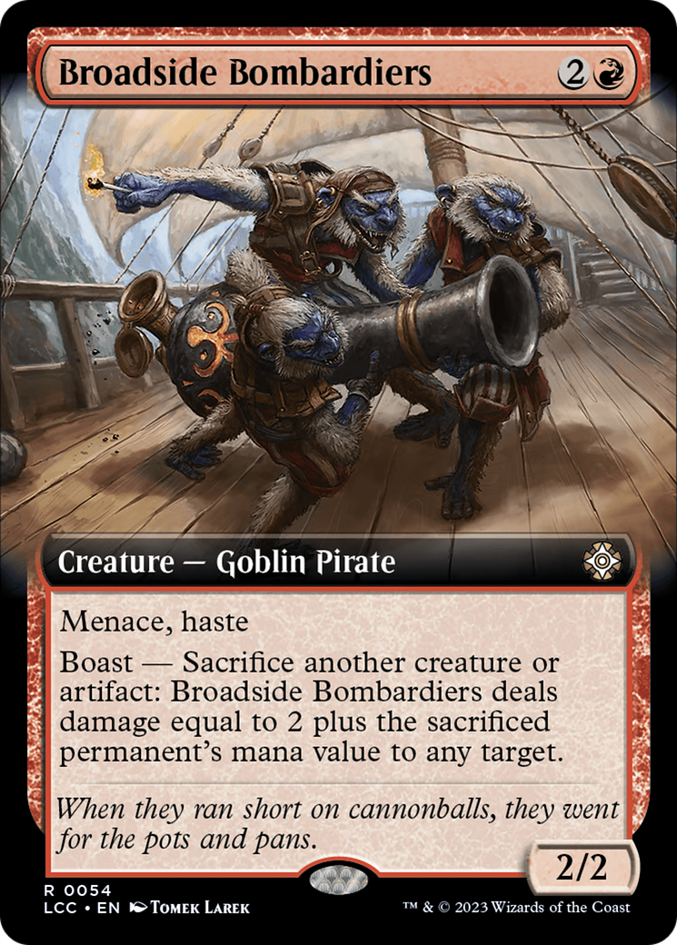 Broadside Bombardiers (Extended Art) [The Lost Caverns of Ixalan Commander] | Gaming Infinity