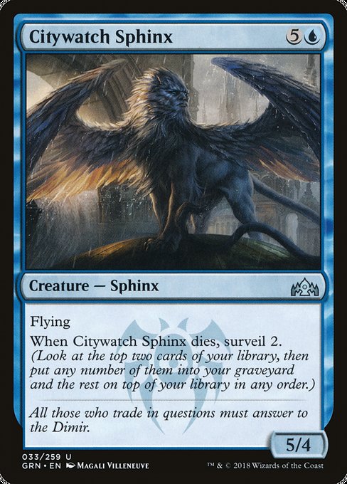 Citywatch Sphinx [Guilds of Ravnica] | Gaming Infinity